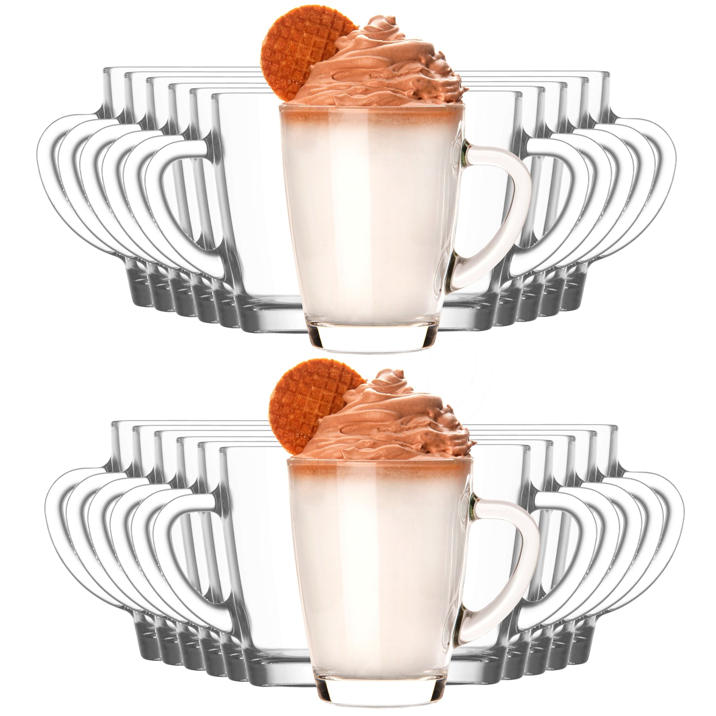 Coffee and tea glasses 300 ml
