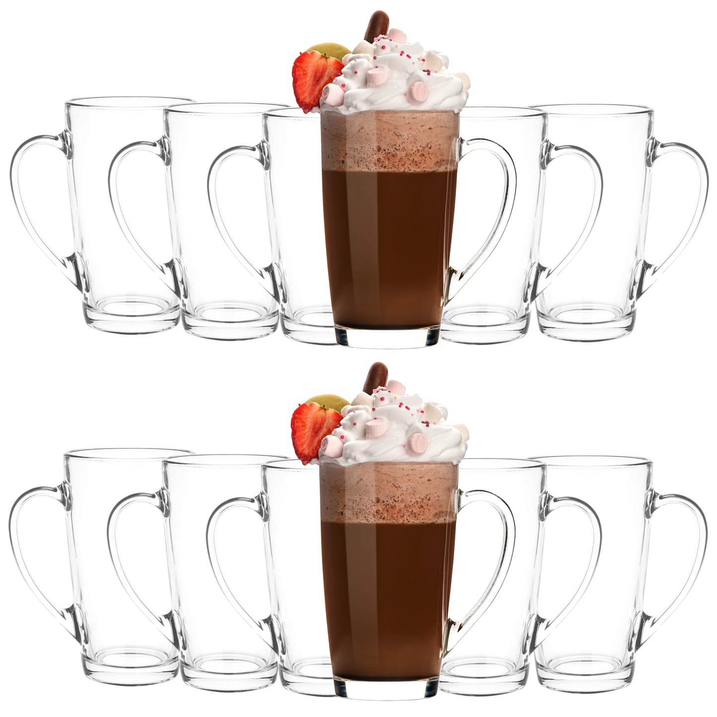 Coffee and tea glasses 420 ml