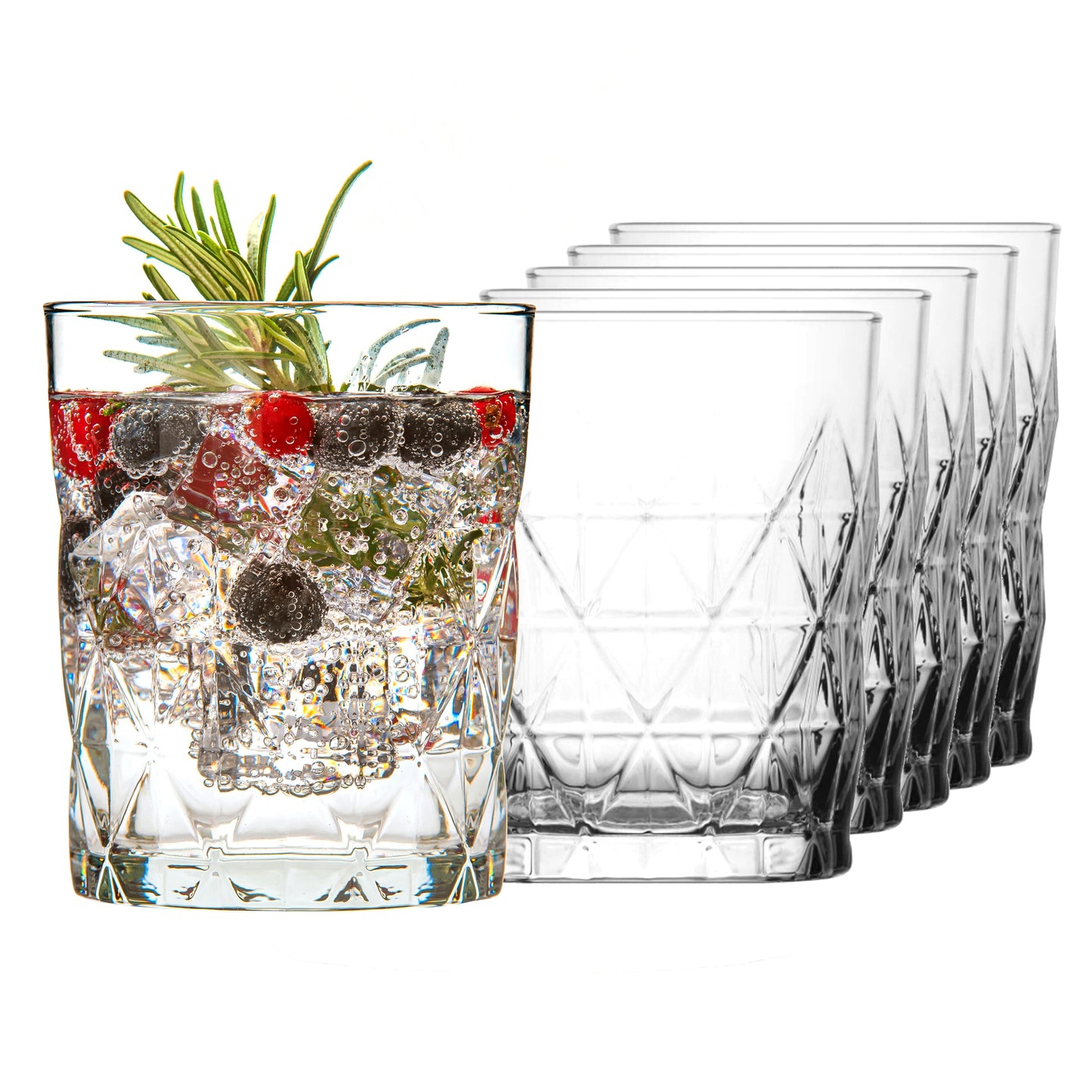 Structured glasses 345 ml