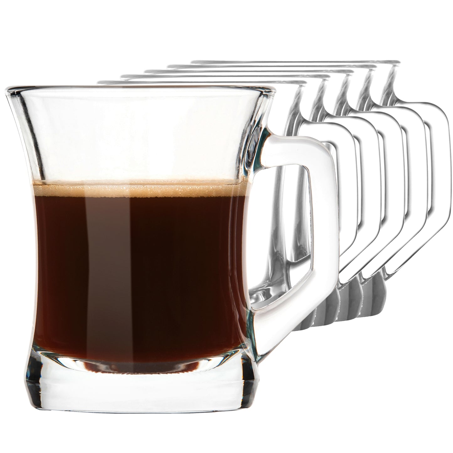 Coffee and tea glasses 220 ml