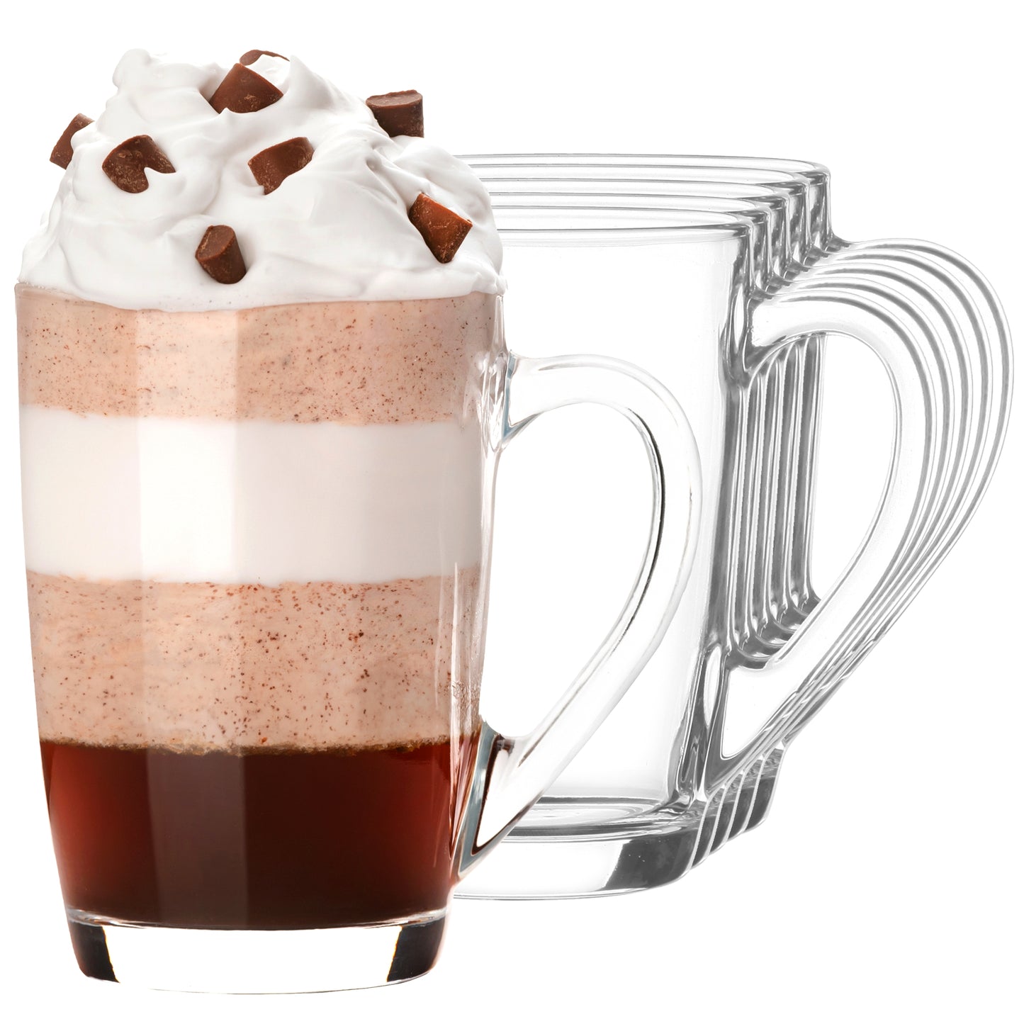 Coffee and tea glasses 350 ml