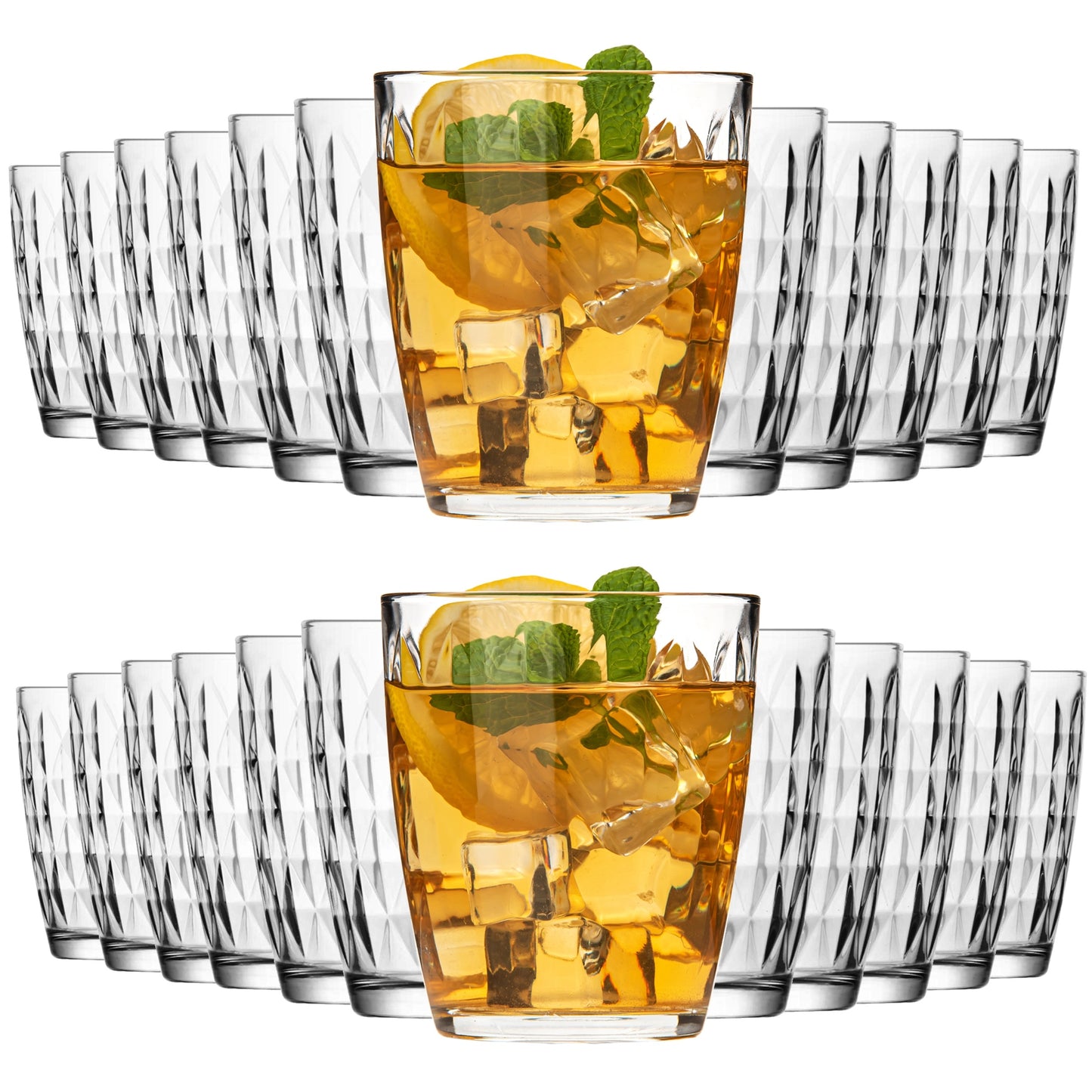 Structured glasses 325 ml