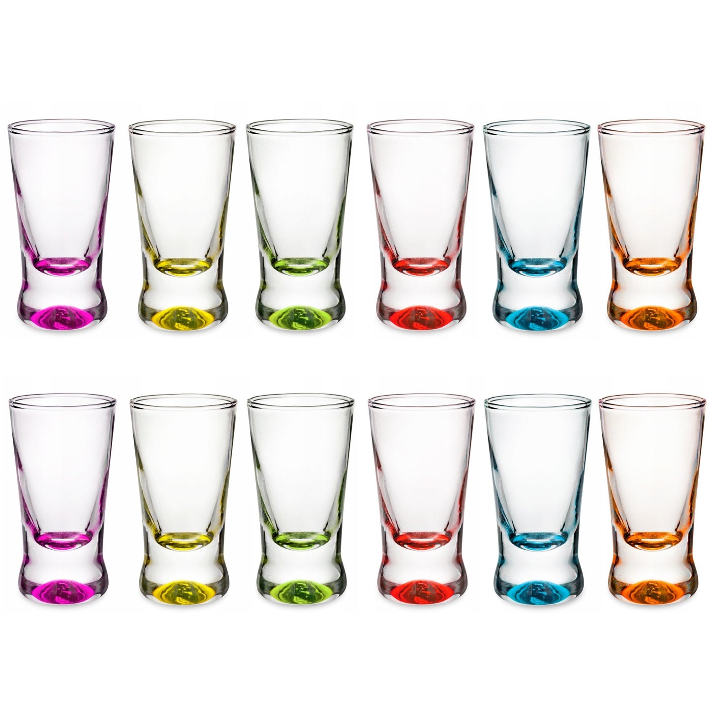 Colorful short shot glasses 28 ml