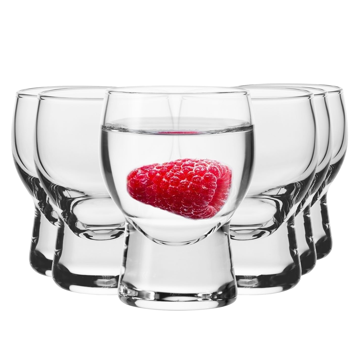 Barrel-shaped shot glasses 35 ml