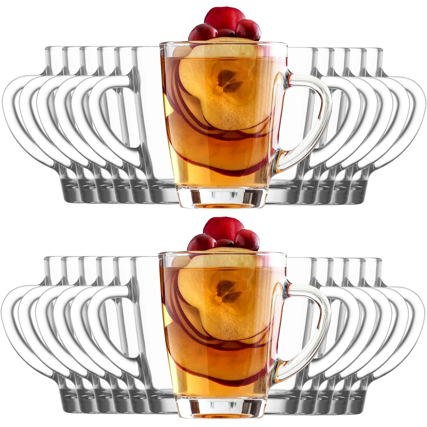 Coffee and tea glasses 250 ml