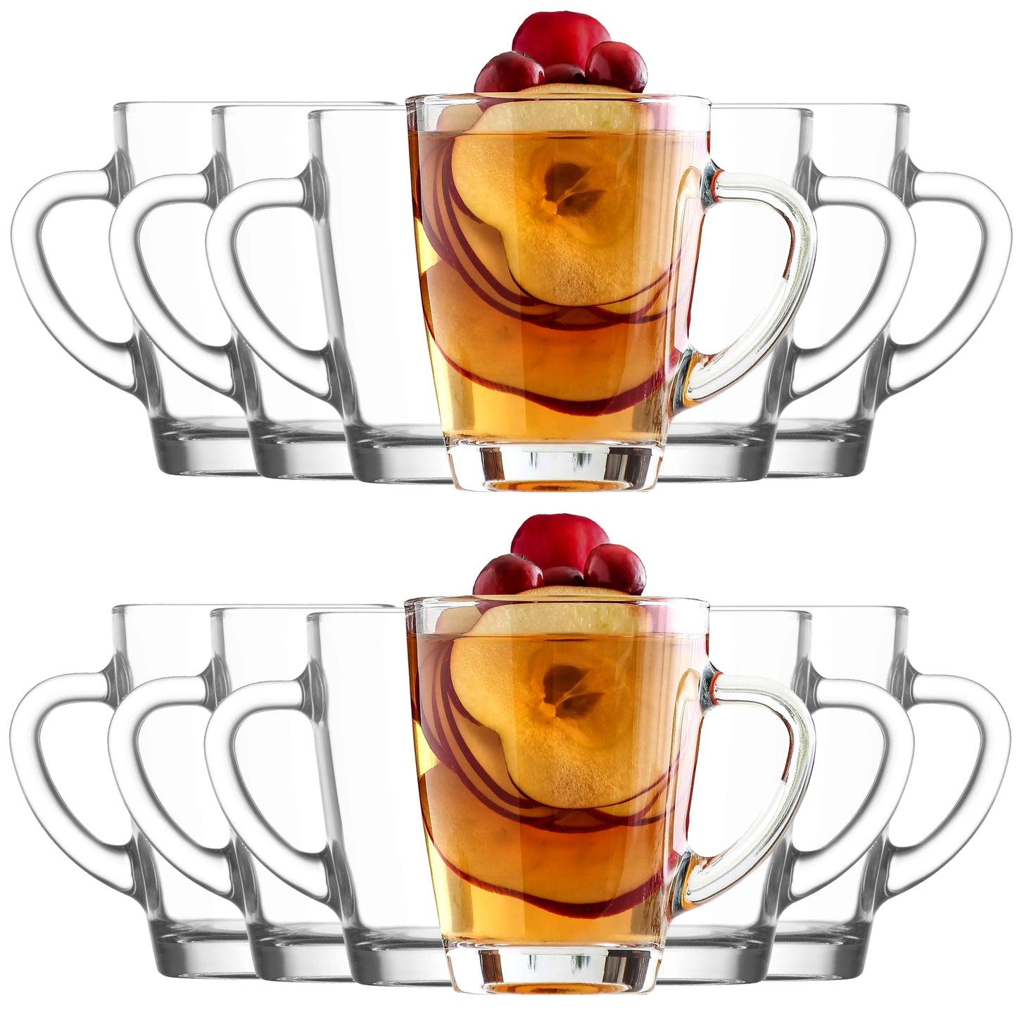 Coffee and tea glasses 250 ml