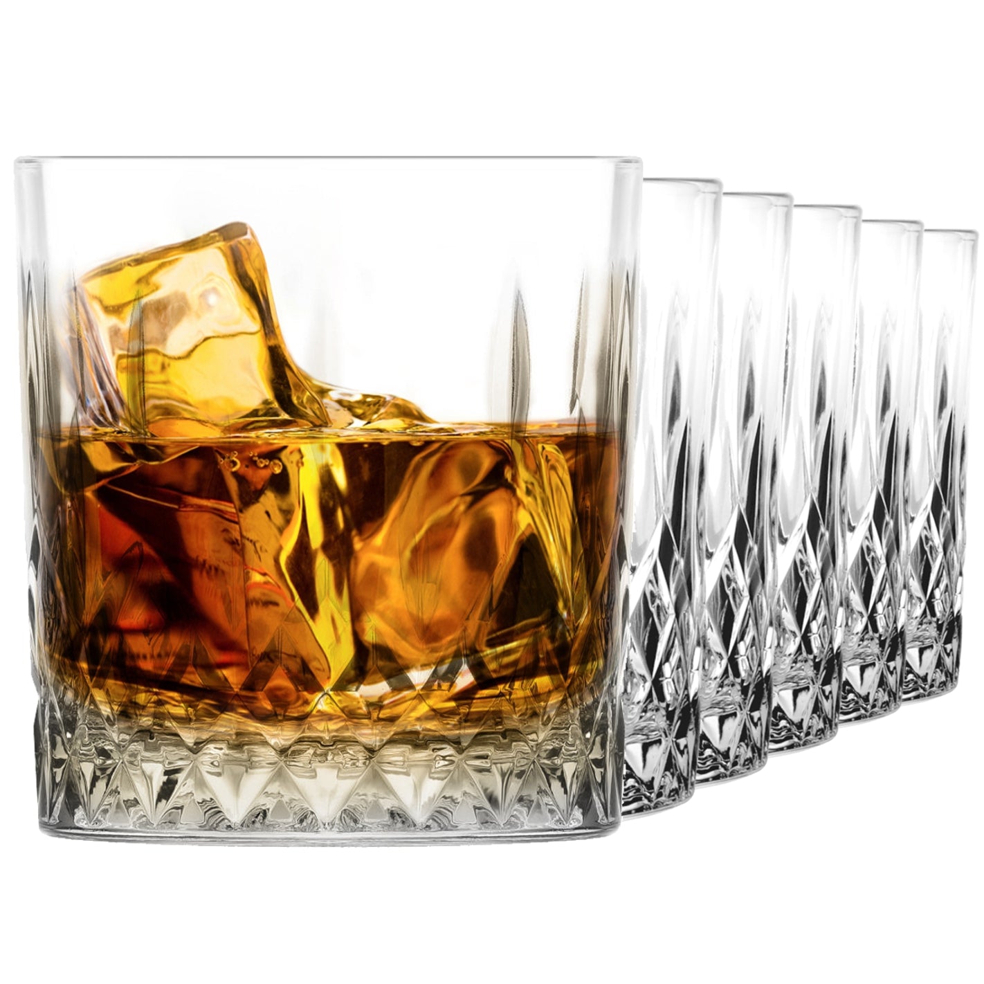 Crystal whiskey glasses 280 ml