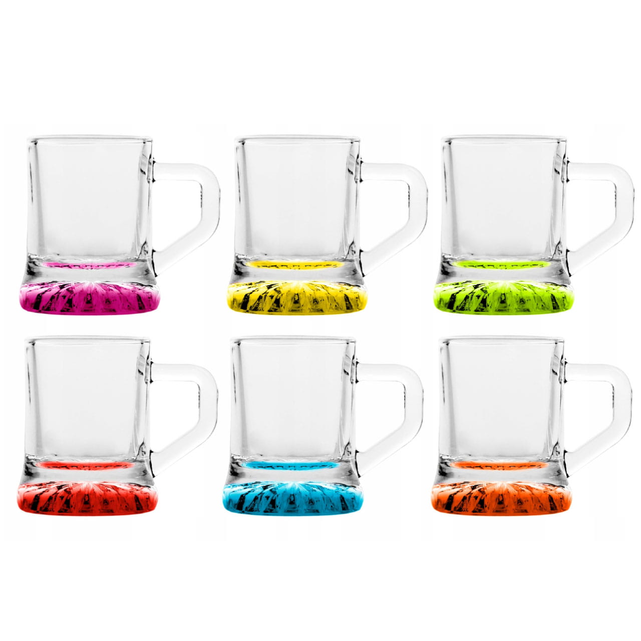 Colorful shot glasses 30 ml