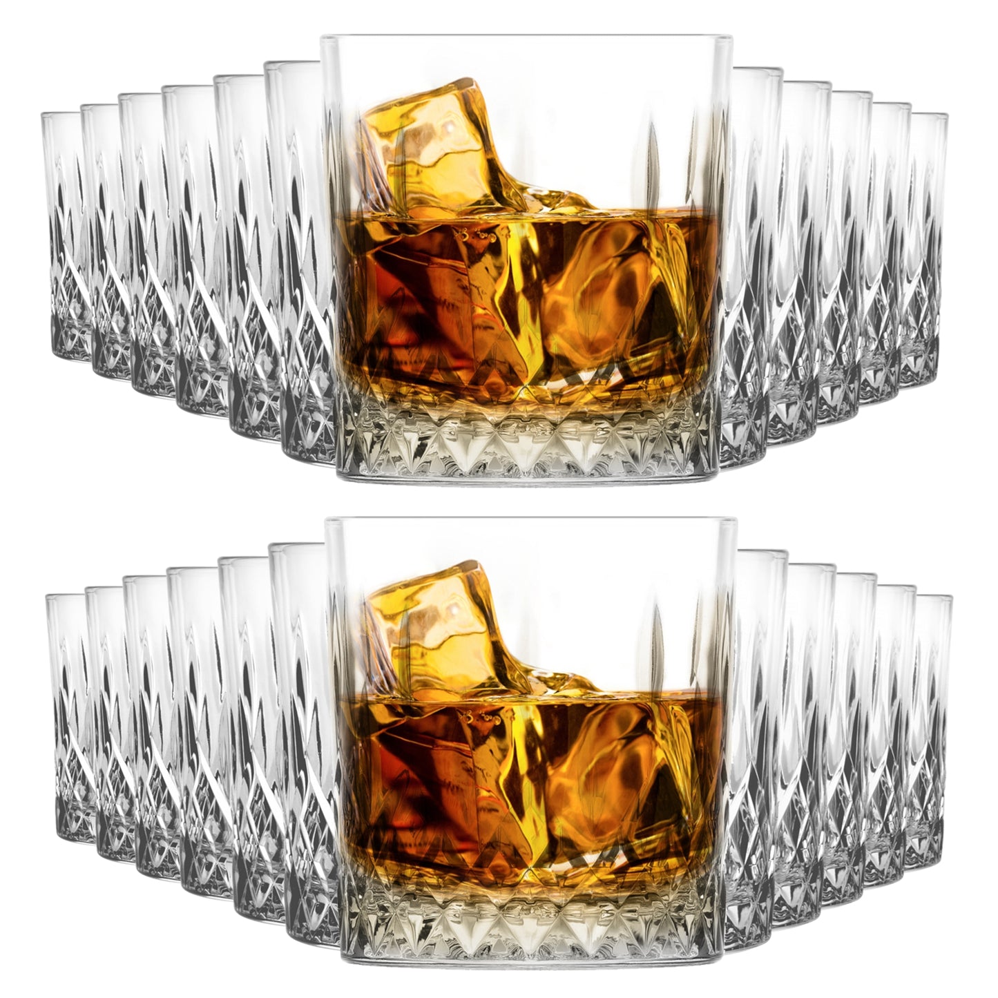 Crystal whiskey glasses 280 ml