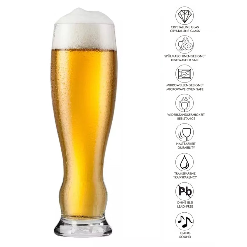 Wheat beer glasses 500 ml