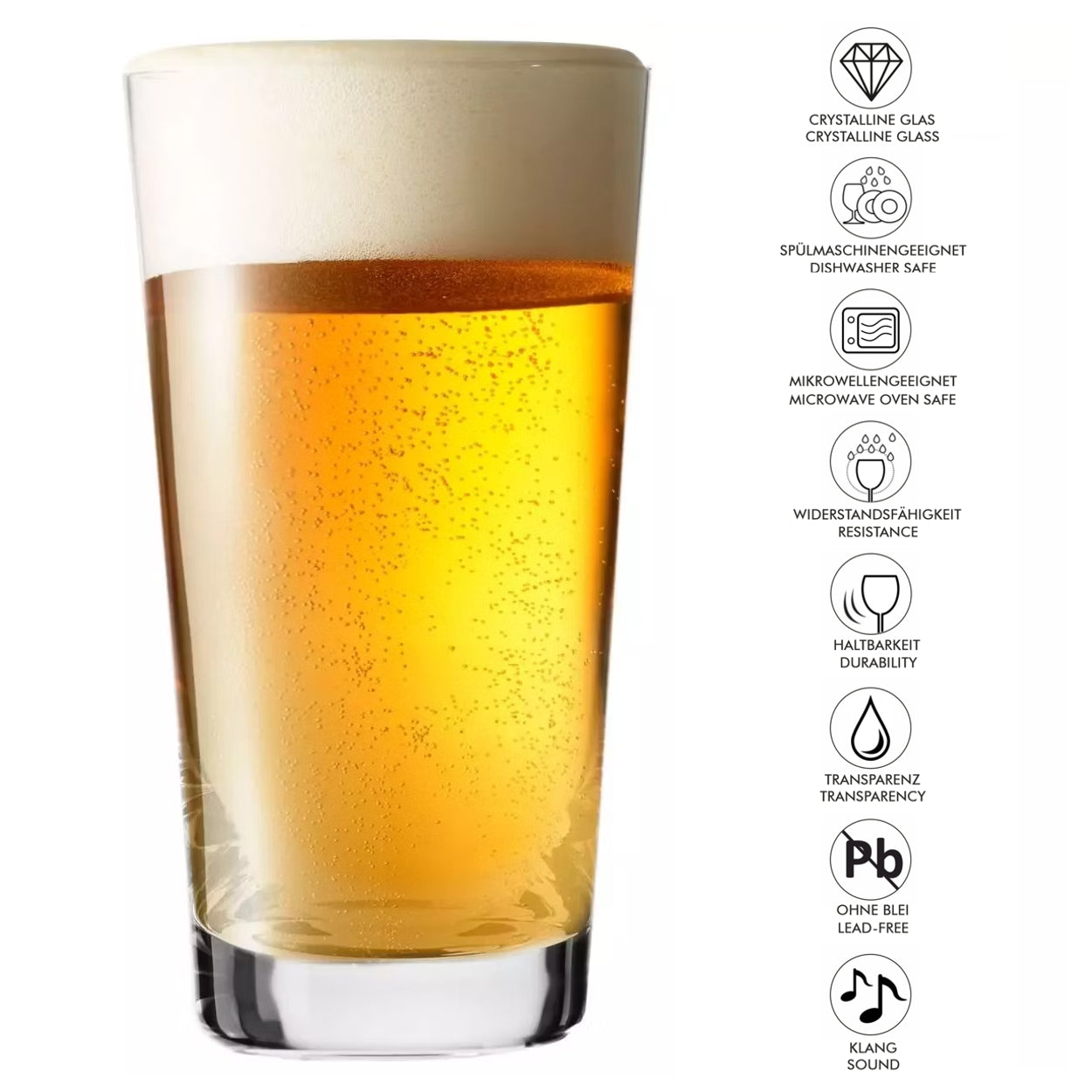 Beer glasses 590 ml