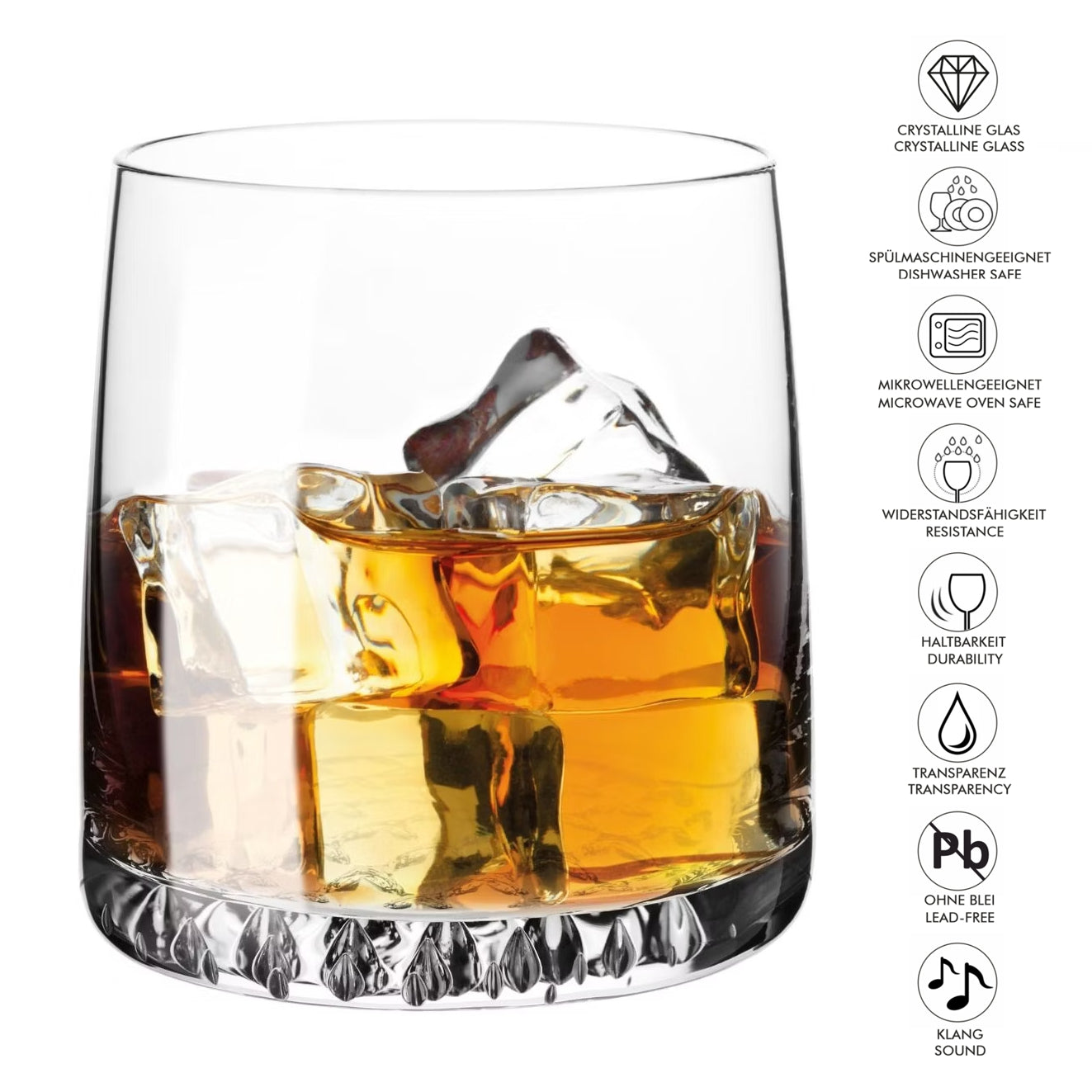 Royal whiskey glasses 300 ml