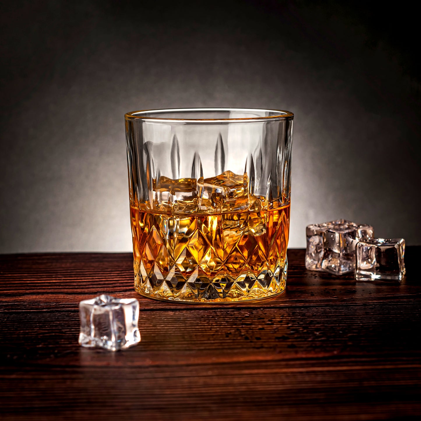 Crystal whiskey glasses 280 ml