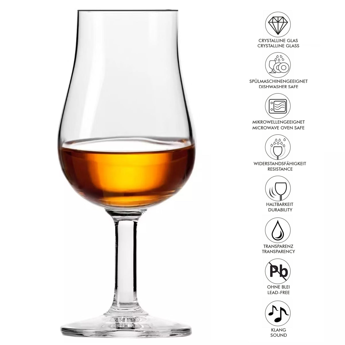 Whiskey tasting glasses 100 ml