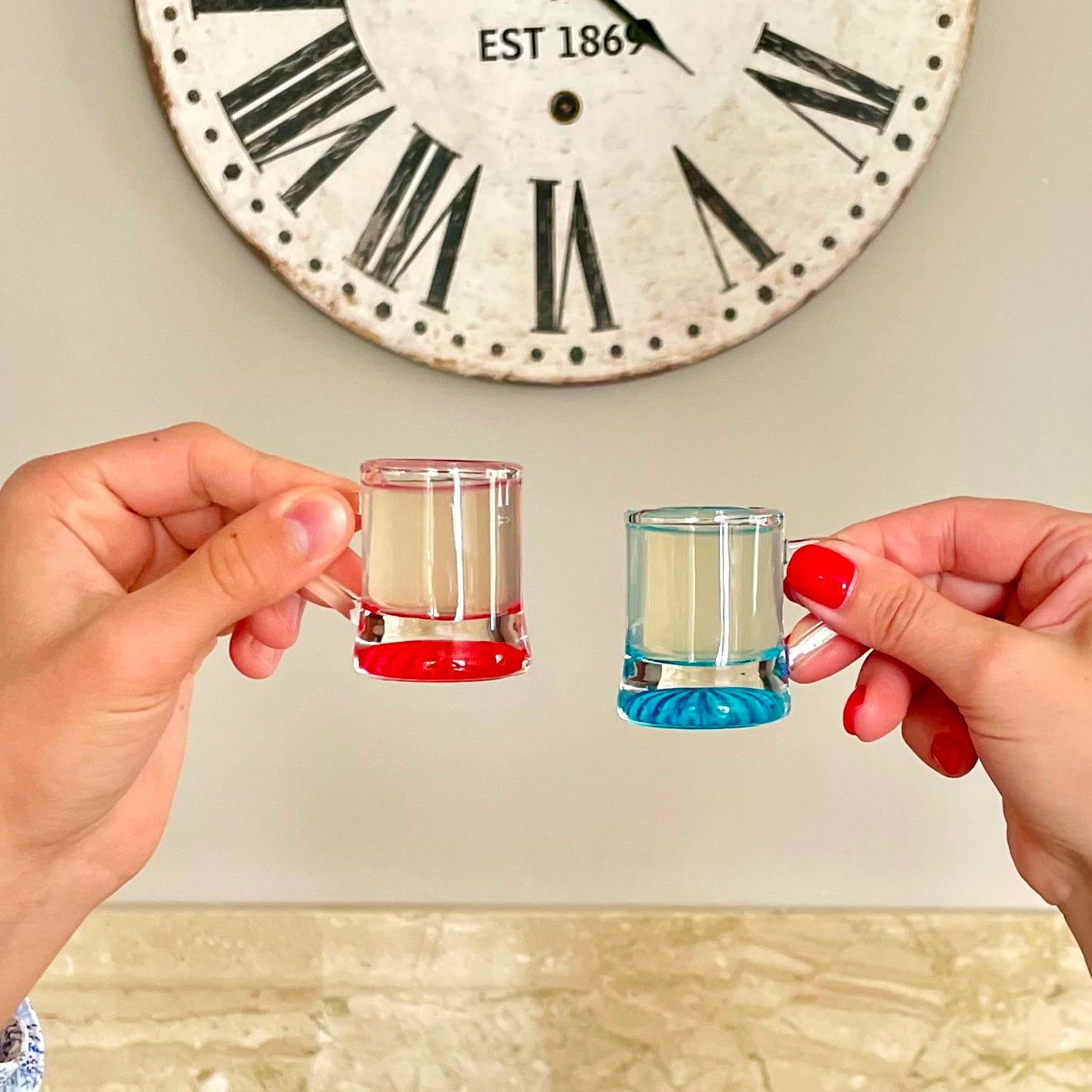 Colorful shot glasses 30 ml