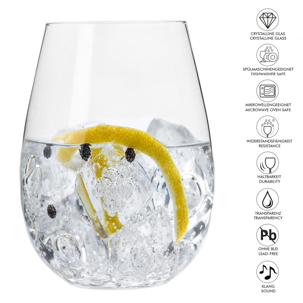 Drinking glasses 500 ml