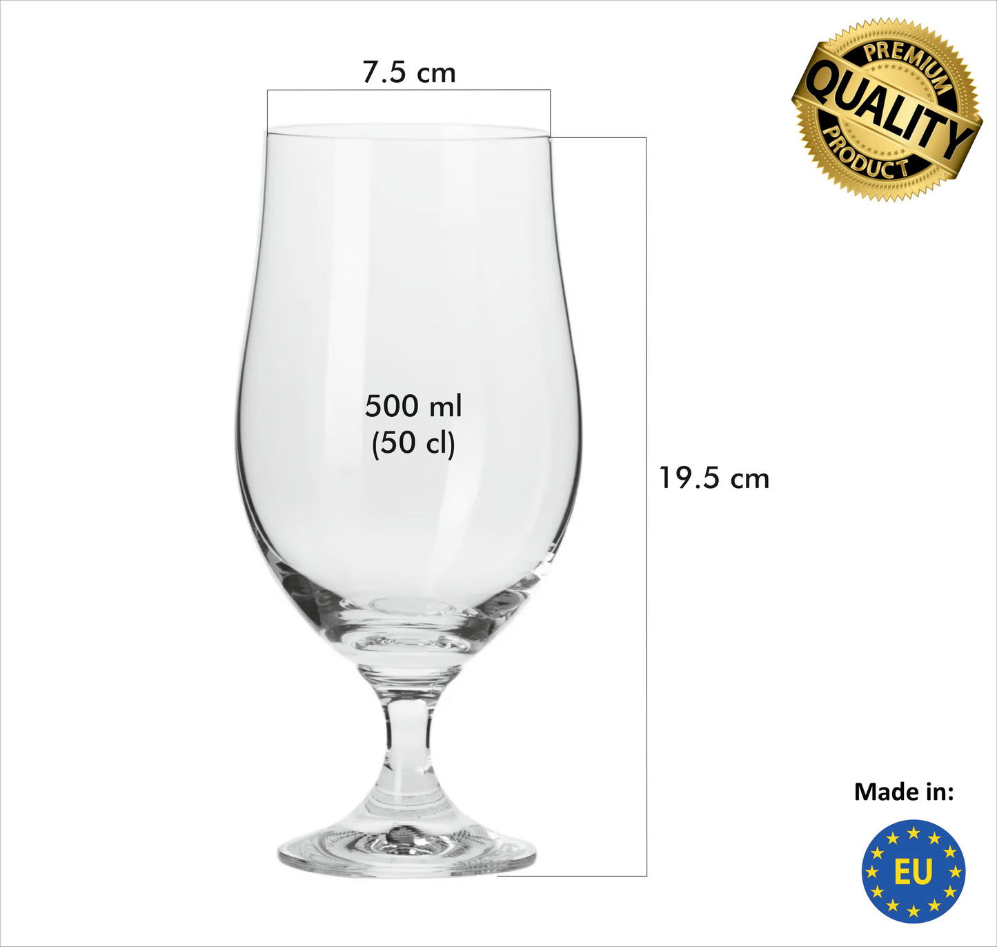 Beer cups 500 ml