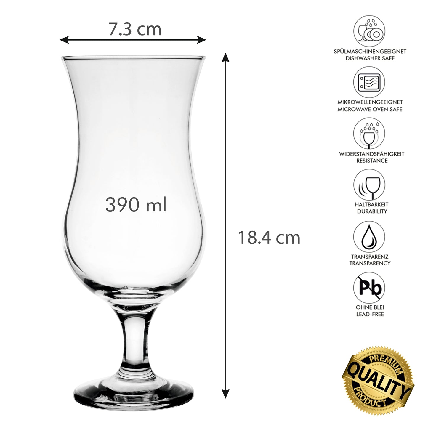 Cocktail glasses 390 ml