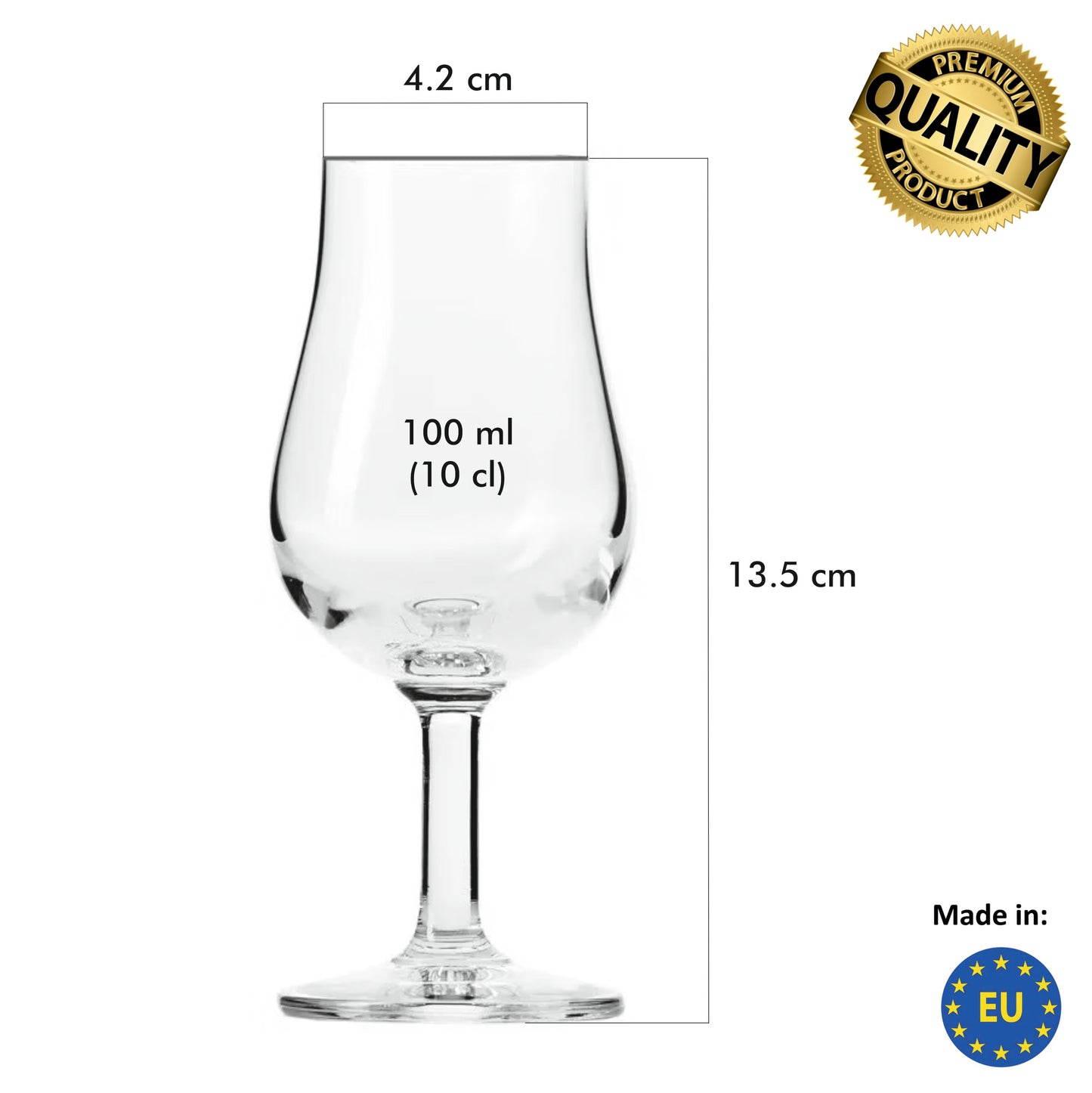 Whiskey tasting glasses 100 ml