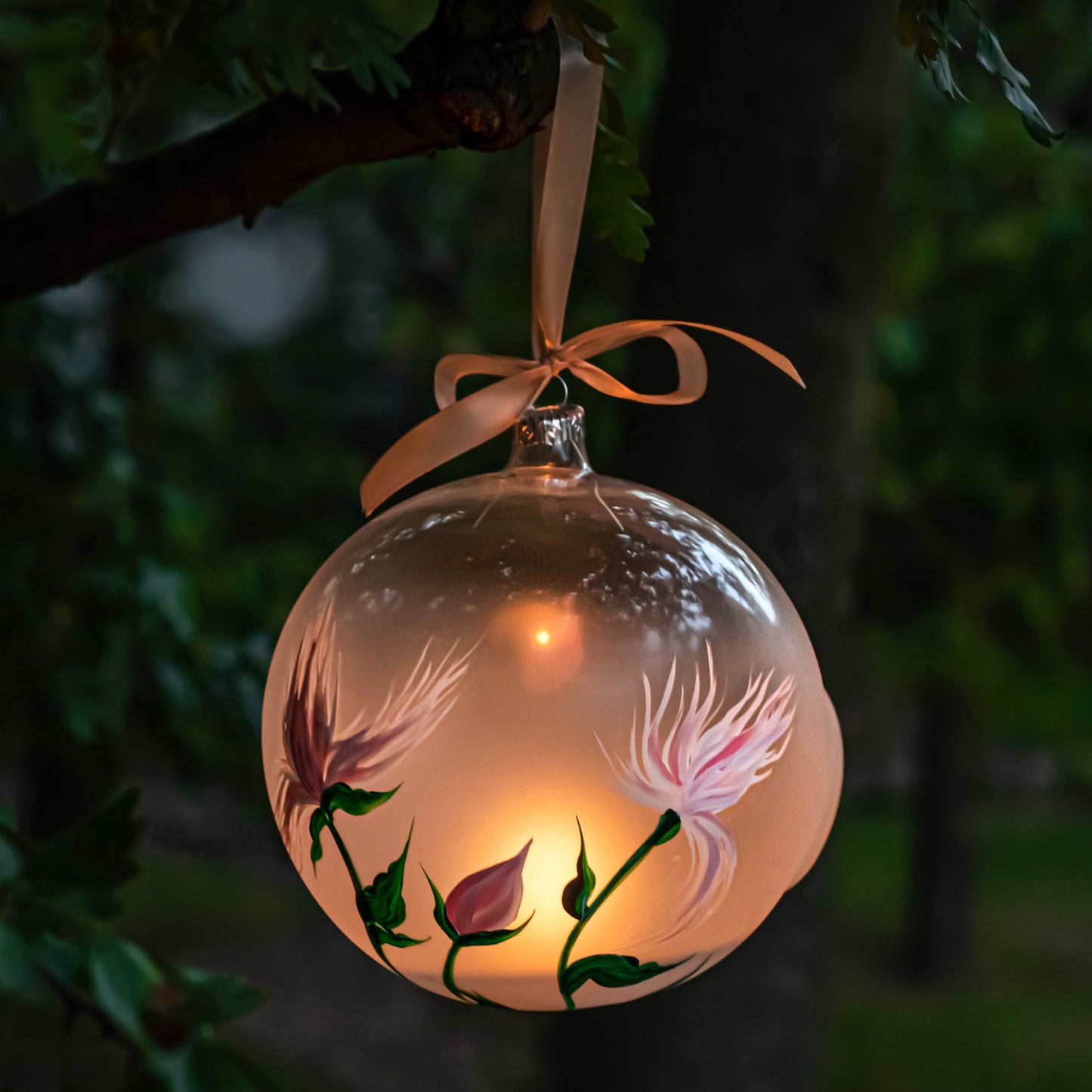 Hanging Lantern - Big Flowers