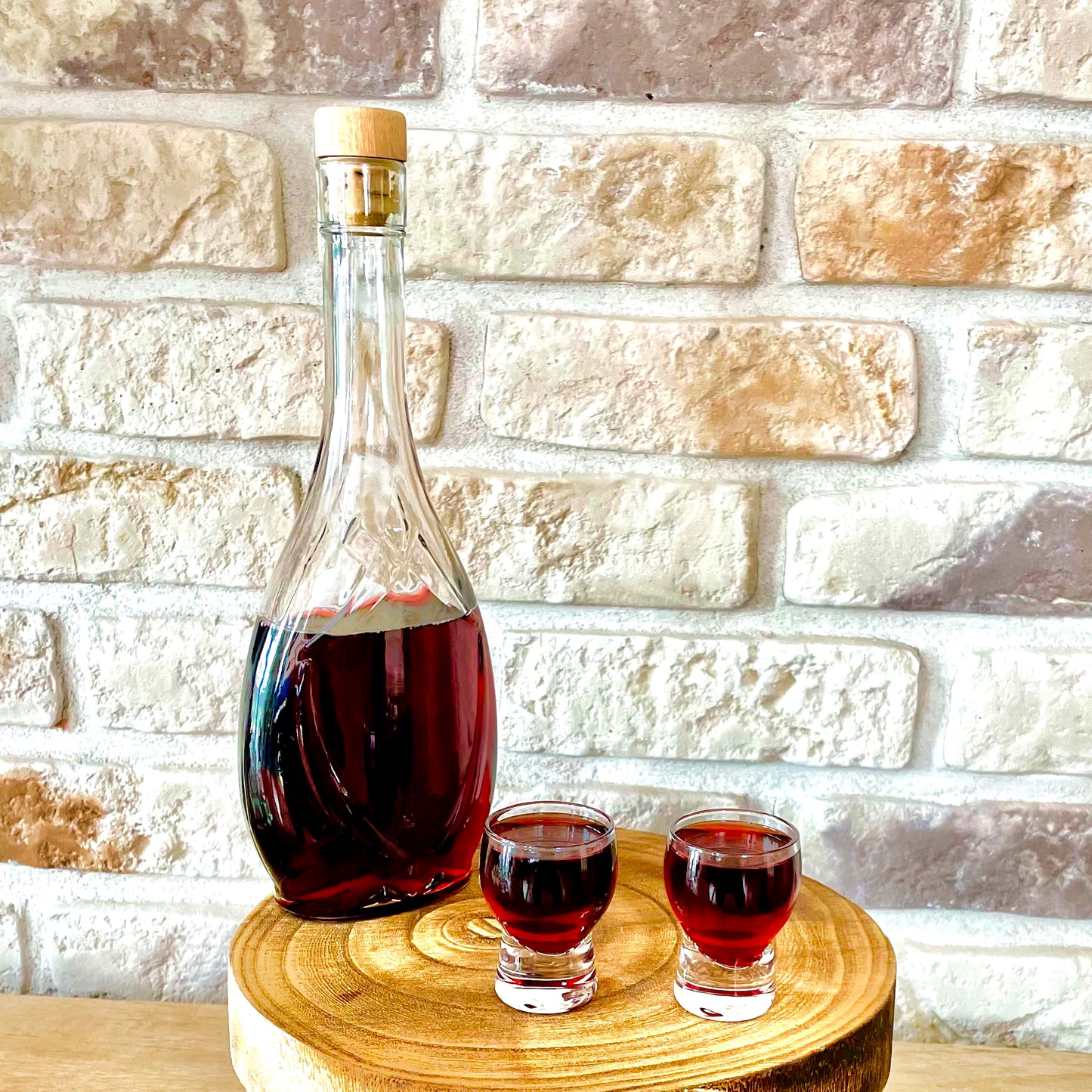 Barrel-shaped shot glasses 35 ml