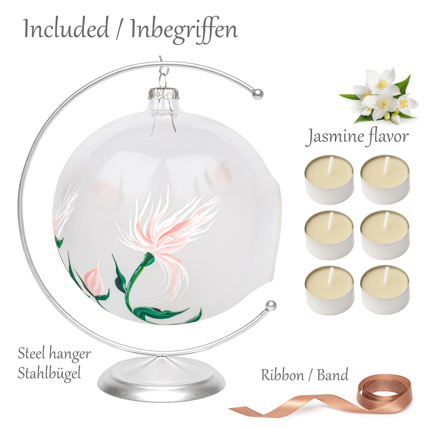 Hanging Lantern - Big Flowers