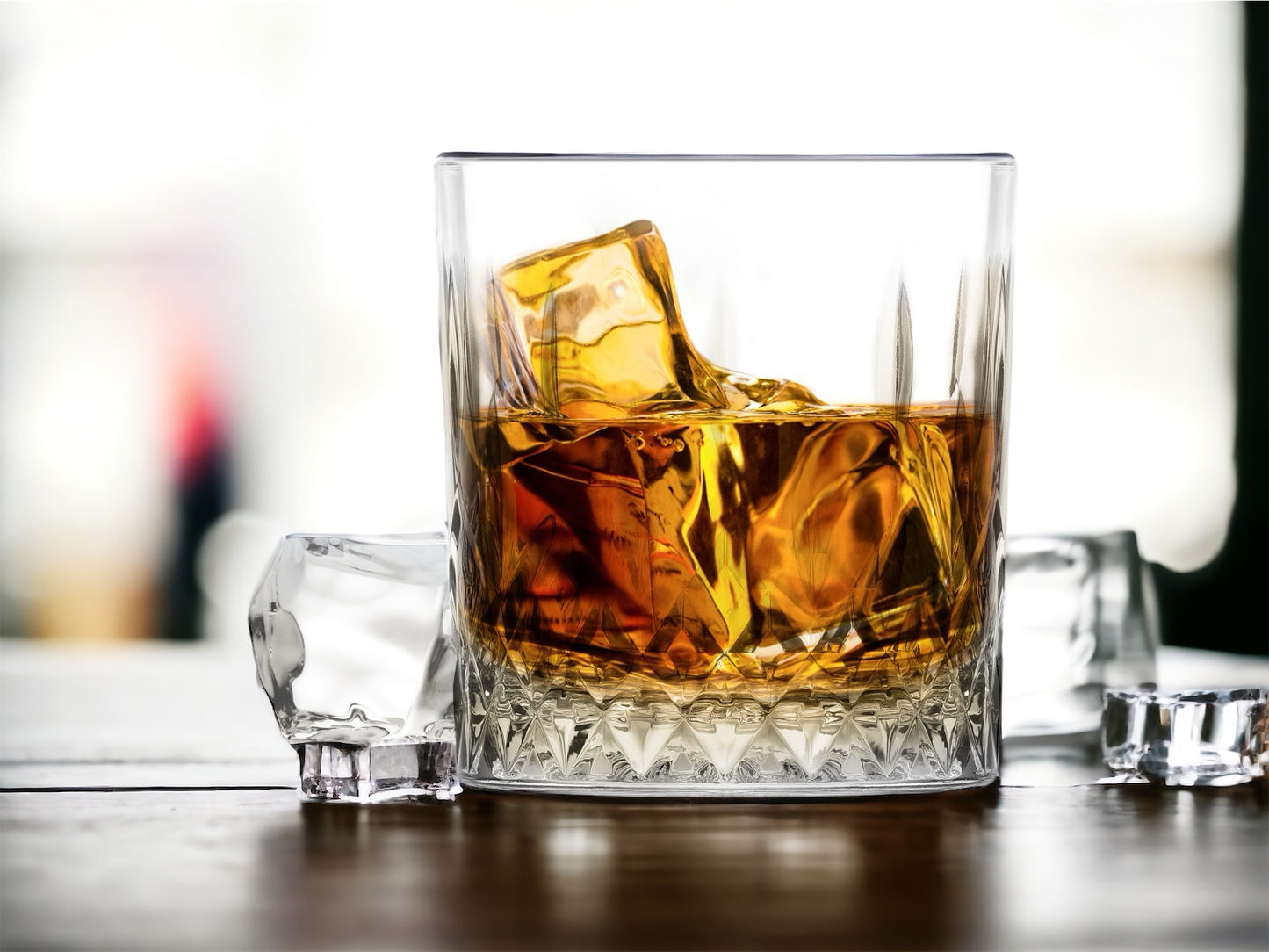Crystal whiskey glasses 280 ml