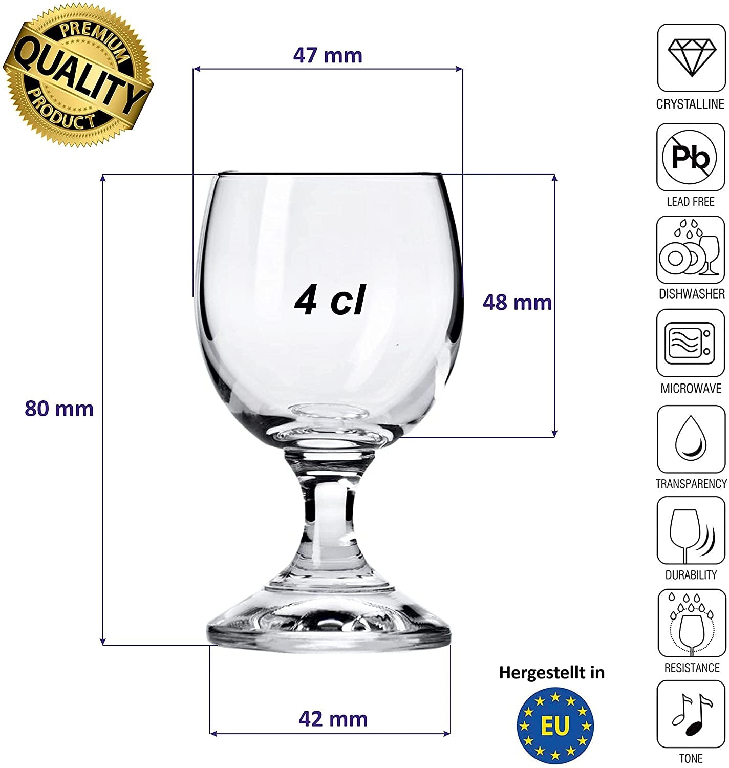 Likörgläser 40 ml