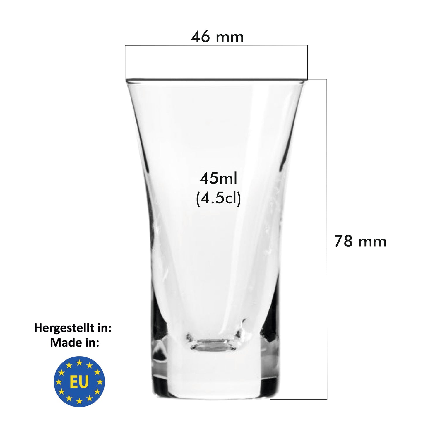 Tequilagläser 45 ml